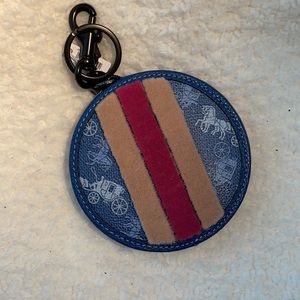 Coach Varsity Stripe coin purse